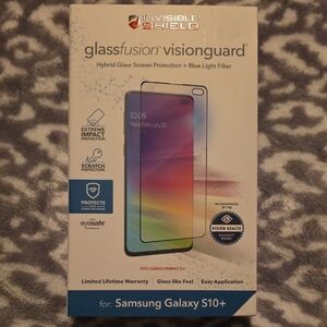 GlassFusion VisionGuard for Samsung Galaxy S10+ - Black